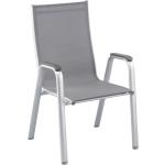 Anthrazitfarbene Kettler Gartenstühle Metall aus Aluminium stapelbar Breite 100-150cm, Höhe 100-150cm, Tiefe 50-100cm 