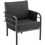 Reduzierte Dunkelgraue Gesteppte Kettler Gartenstühle Metall aus Polyrattan rostfrei Breite 50-100cm, Höhe 50-100cm, Tiefe 50-100cm 