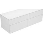 Weiße KEUCO Edition 400 Sideboards Breite 100-150cm, Höhe 100-150cm, Tiefe 0-50cm 