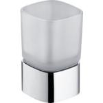 Keuco Elegance Glashalter Tischmodell mit Echtkristall-Mundglas - Verchromt / Mattiert - 11650019001