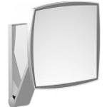 Silberne KEUCO iLook Rechteckige Schminkspiegel & Kosmetikspiegel aus Chrom LED beleuchtet 