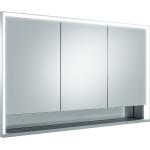Silberne KEUCO Royal Spiegelschränke aus Glas LED beleuchtet Breite 100-150cm, Höhe 100-150cm, Tiefe 0-50cm 