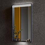 Anthrazitfarbene KEUCO X-Line Lichtspiegel & Leuchtspiegel 