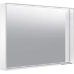 Weiße KEUCO X-Line Spiegelheizkörper aus Aluminium 