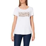 Silberne Key Largo T-Shirts mit Glitzer aus Viskose für Damen Größe S 