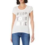 Offwhitefarbene Key Largo T-Shirts für Damen Größe L 