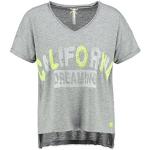 Silberne Key Largo T-Shirts mit Glitzer für Damen Größe M für den für den Sommer 
