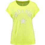 Neongelbe Key Largo T-Shirts für Damen Größe S 