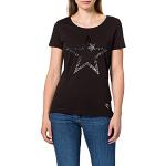 Schwarze Key Largo T-Shirts für Damen Größe XS 