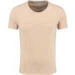 Reduzierte Beige Key Largo T-Shirts aus Baumwolle für Herren Größe XL 