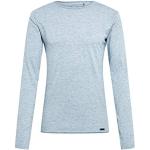Reduzierte Graue Sportliche Langärmelige Key Largo T-Shirts aus Baumwolle für Herren Größe L 