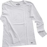 Weiße Sportliche Langärmelige Key Largo T-Shirts aus Baumwolle für Herren Größe S 