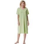 Reduzierte Elegante Kurzärmelige Damennachthemden aus Baumwolle Größe XL für den für den Sommer 