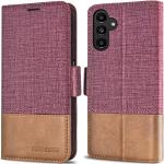 Bordeauxrote Samsung Galaxy A13 Hüllen Art: Flip Cases mit Bildern stoßfest für Herren 