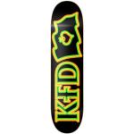 KFD Logo Flagship Skateboard Deck black 8'
