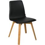 Schwarze Moderne KFF Maverick Schalenstühle & Schalensessel geölt aus Massivholz 