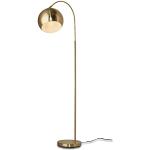 Goldene Moderne KHG Runde Design-Bogenlampen aus Metall schwenkbar E27 