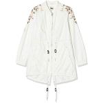 Khujo Damen Jacke Irelia Embroidery Jacket, Beige (Nude 145), Herstellergröße:L