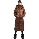 Gesteppte Khujo Midi Stehkragen Damensteppmäntel mit Reißverschluss Größe XXL für den für den Winter 
