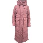 Rosa Gesteppte Khujo Stehkragen Winterjacken aus Fleece mit Kapuze für Damen Größe M für den für den Winter 