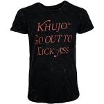 Schwarze Khujo T-Shirts für Herren Größe M 