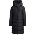 Schwarze Gesteppte Winddichte Khujo Jilias Maxi Damensteppmäntel & Damenpuffercoats aus Polyester gepolstert Größe L 