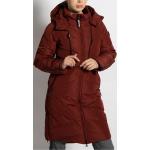 Reduzierte Rote Gesteppte Khujo Stehkragen Damensteppmäntel & Damenpuffercoats mit Reißverschluss aus Polyamid mit Kapuze Größe M für den für den Herbst 