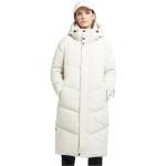 Beige Gesteppte Casual Khujo Midi Stehkragen Damensteppmäntel aus Fleece mit Kapuze Größe XL 