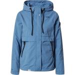 Blaue Khujo Mini Kurzjacken & Cropped-Jackets mit Reißverschluss aus Nylon mit Kapuze für Damen Größe M für den für den Sommer 