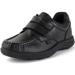 Schwarze Business Kickers Derby Schuhe mit Schnürsenkel aus Leder Gefüttert Größe 43 für den für den Winter 