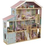 Reduzierte Bunte KidKraft Puppenhäuser aus Holz aus Holz für Mädchen 34-teilig für 3 - 5 Jahre 