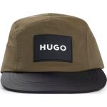 Dunkelgrüne HUGO BOSS Snapback-Caps für Kinder aus Twill für Jungen 