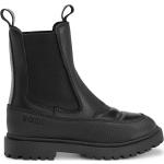 Schwarze HUGO BOSS BOSS Chelsea-Boots aus Leder atmungsaktiv für Kinder Größe 32 