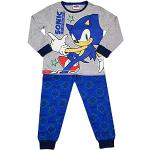 Graue Sonic Kinderschlafanzüge & Kinderpyjamas für Jungen 