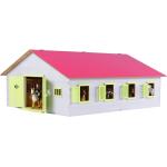 Rosa Pferde & Pferdestall Puppenhäuser aus Massivholz 