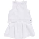 Weiße HUGO BOSS BOSS Kinderkleider mit Ärmeln mit Reißverschluss aus Polyester für Mädchen 