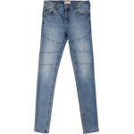 Reduzierte Blaue Unifarbene ONLY Skinny Jeans für Kinder aus Denim für Mädchen Größe 158 