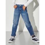 Reduzierte Blaue ONLY 5-Pocket Jeans für Kinder mit Reißverschluss aus Baumwolle für Mädchen Größe 134 