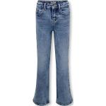 Reduzierte Blaue ONLY 5-Pocket Jeans für Kinder mit Reißverschluss aus Baumwolle für Mädchen Größe 128 