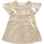 Reduzierte Kurzärmelige HUGO BOSS BOSS Gemusterte Kinderkleider mit Pailletten mit Reißverschluss aus Polyester für Mädchen 