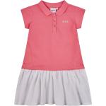 Pinke HUGO BOSS BOSS Kinderkleider mit Ärmeln aus Baumwollmischung für Mädchen 