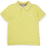 Gelbe HUGO BOSS BOSS Kinderpoloshirts & Kinderpolohemden aus Baumwolle für Jungen 