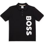 Schwarze HUGO BOSS BOSS Kinderpoloshirts & Kinderpolohemden aus Baumwolle 