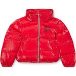 Rote Gesteppte HUGO BOSS Kinderkapuzenjacken aus Fleece für Mädchen 