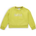 Gelbe HUGO BOSS BOSS Kindersweatshirts aus Baumwollmischung für Mädchen 