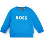 Blaue HUGO BOSS BOSS Kindersweatshirts aus Baumwollmischung für Jungen 