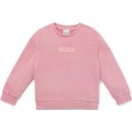 Pinke HUGO BOSS BOSS Kindersweatshirts aus Baumwolle für Mädchen 