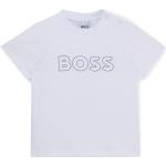 Weiße HUGO BOSS BOSS Kinder T-Shirts aus Baumwolle für Jungen 