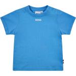 Blaue Gestreifte HUGO BOSS BOSS Kinder T-Shirts aus Baumwolle für Jungen 