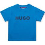Blaue HUGO BOSS Kinder T-Shirts aus Baumwolle für Jungen 